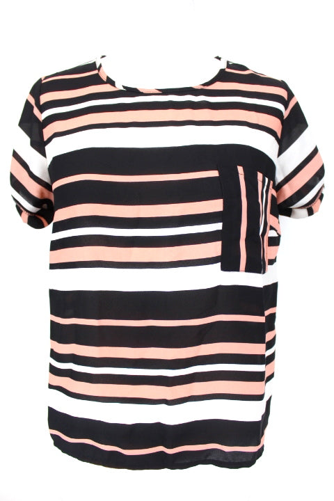 T. shirt à rayures horizontales Atmosphère taille 36 - friperie femmes, vêtements d'occasion, seconde main