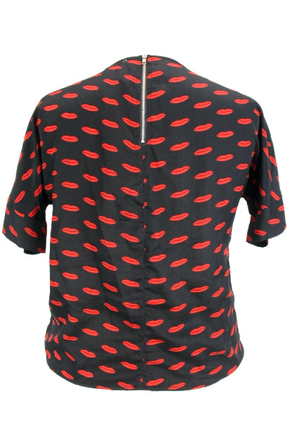 Tee-shirt imprimé avec volants devant Kling taille 3