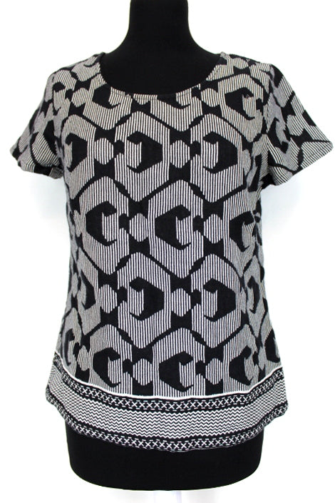 Top à motif Vila taille 34 - friperie femmes, vêtements d'occasion, seconde main