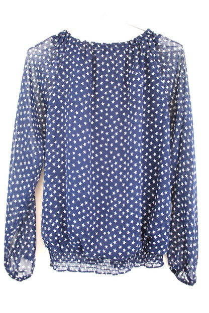 Top avec motif étoiles Texto Taille 4244