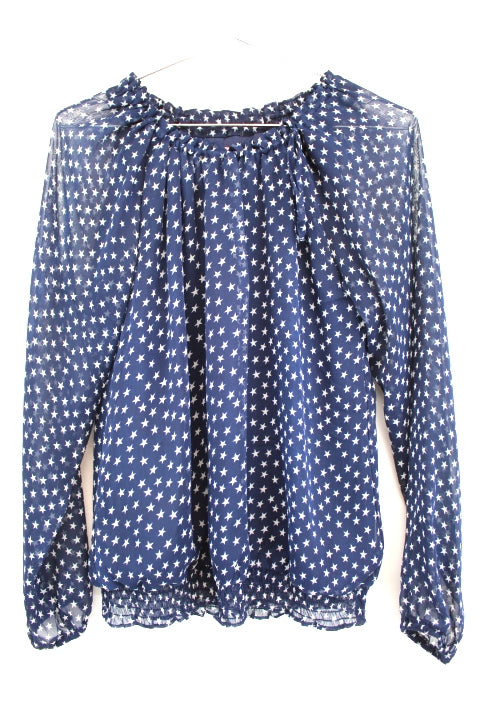 Top avec motif étoiles Texto Taille 4244-friperie occasion seconde main