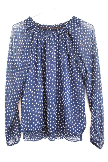 Top avec motif étoiles Texto Taille 4244-friperie occasion seconde main