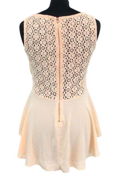 Top avec strass et dentelle Drôle de Copine taille M-L