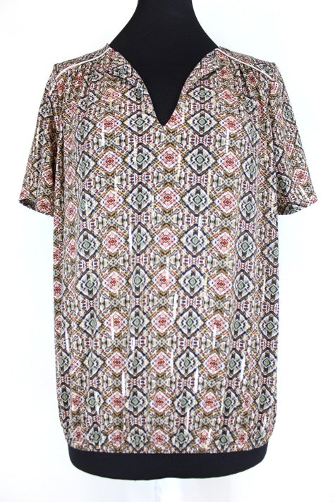 Top base élastiquée La Halle taille 36 - friperie occasion seconde main