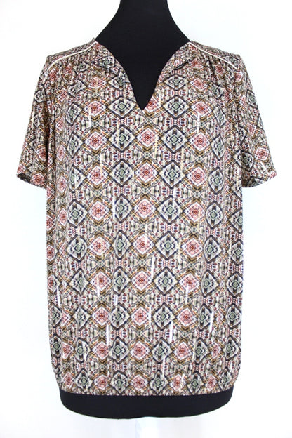 Top base élastiquée La Halle taille 36 - friperie occasion seconde main