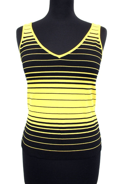 Top bicolore en laine et coton MISIS taille ML Orléans - Occasion - Friperie en ligne
