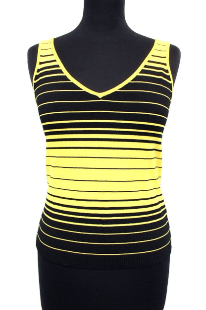 Top bicolore en laine et coton MISIS taille ML Orléans - Occasion - Friperie en ligne