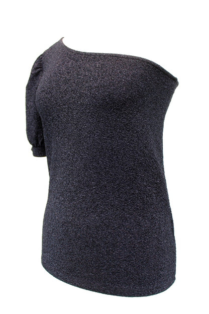 Top brillant à épaule dénudée BONOBO taille M (3)