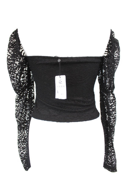 Top court avec dentelle Jennyfer taille XS NEUF