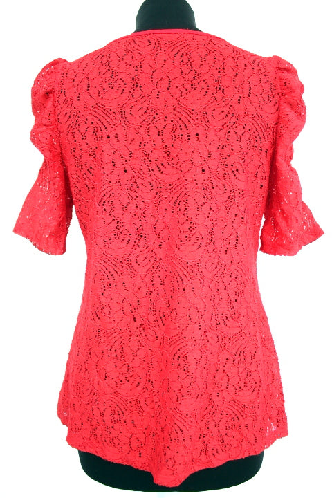 Top épaules et décolleté fantaisies GEMO Taille 36 - Friperie seconde main