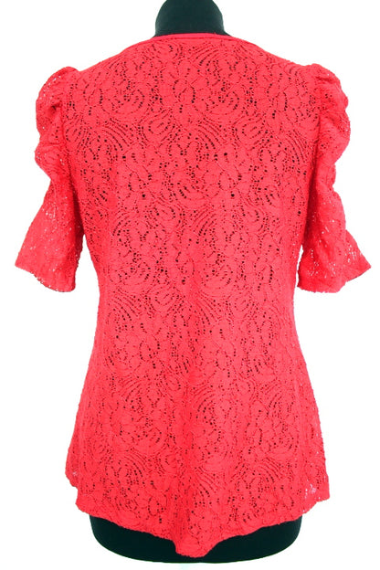 Top épaules et décolleté fantaisies GEMO Taille 36 - Friperie seconde main