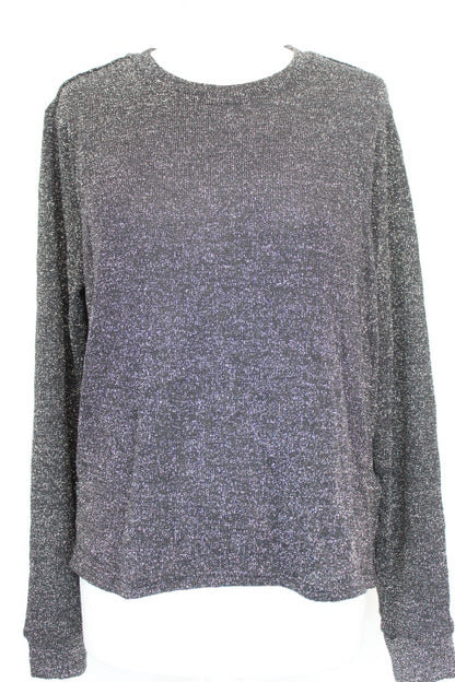 Top fil métallisé H&M taille 40-friperie occasion seconde main