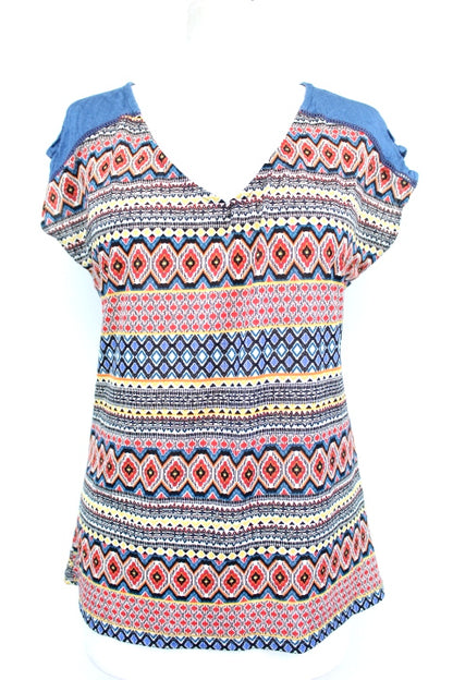 Top imprimé BREAL taille 1 Orleans - Occasion - Friperie en ligne