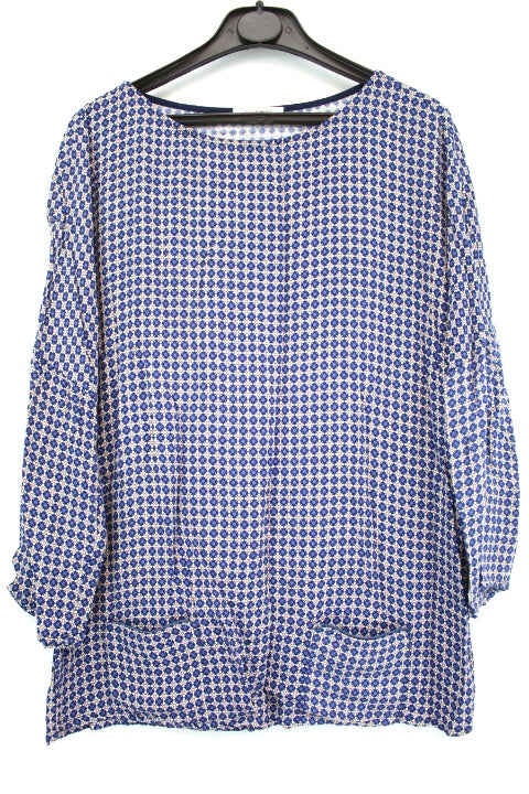 Top imprimé manches longues PROMOD taille 38 Orléans - Occasion - Friperie en ligne