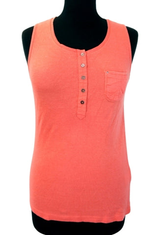 Gilet Femme Caroll Rouge - Taille 40 - Occasion En Très Bon état (petite Usure)