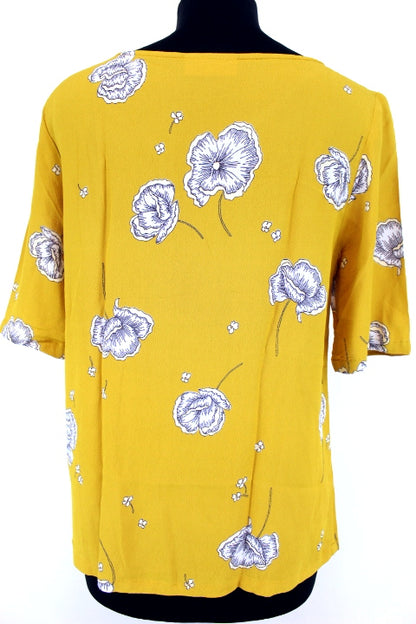 Top léger et fleuri - MNIMUM - Taille 34 - Friperie - Seconde main