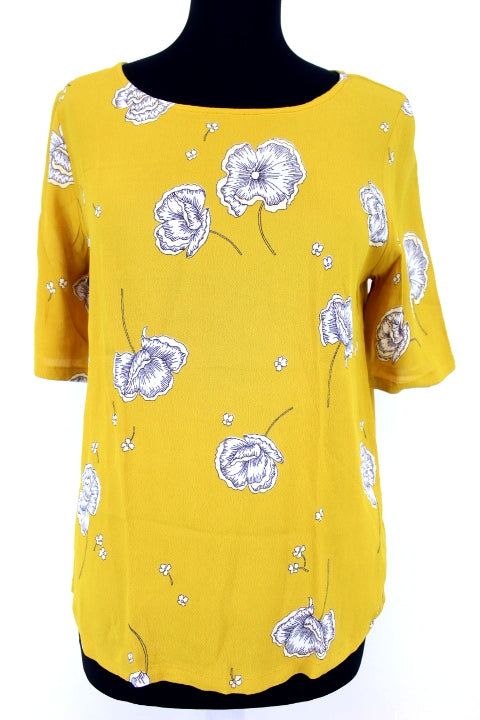 Top léger et fleuri - MNIMUM - Taille 34 - Friperie - Seconde main