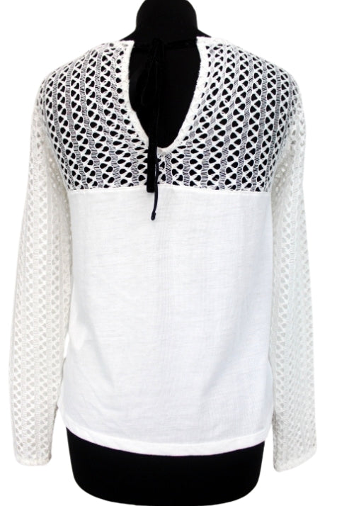 Top manches longues ajouré Vero Moda taille S