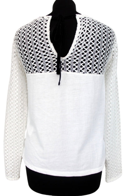 Top manches longues ajouré Vero Moda taille S