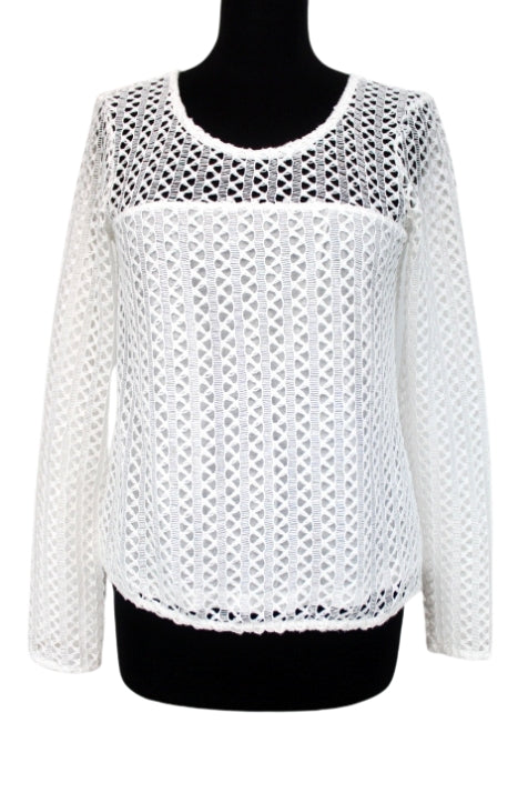 Top manches longues ajouré Vero Moda taille S - friperie femmes, vêtements d'occasion, seconde main