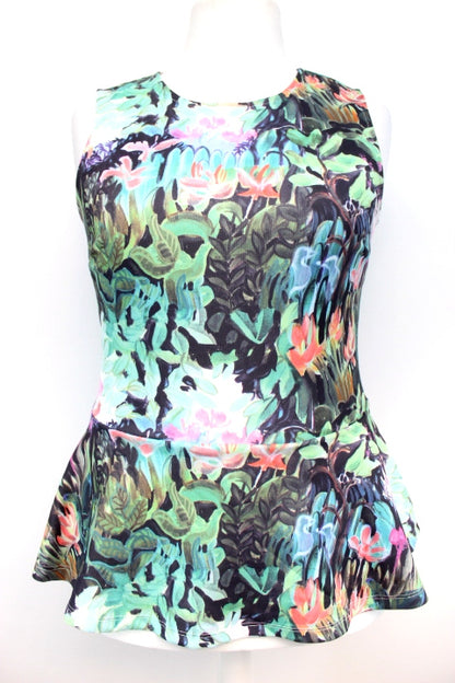 Top sans manches à couleurs vives H&M taille L - friperie femmes, vêtements d'occasion, seconde main
