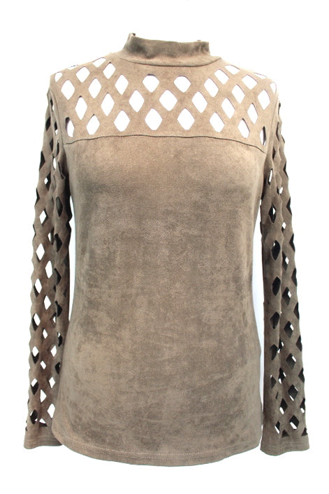 Top suédine Lulu & Love Taille 3840-friperie occasion seconde main