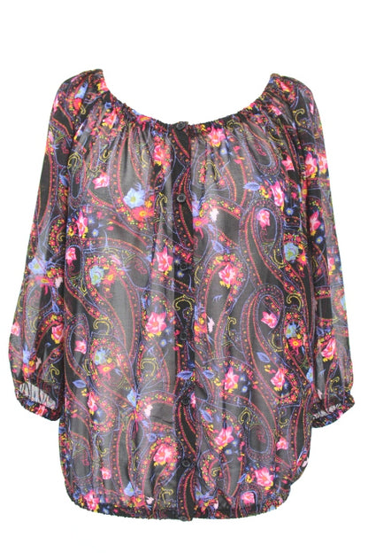 Top transparent H&M Taille 36 - Friperie seconde main