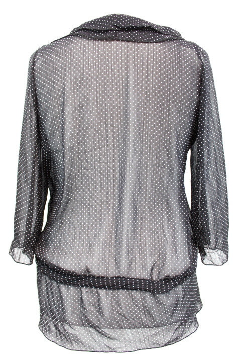 Top transparent manches longues Depech Mod taille L