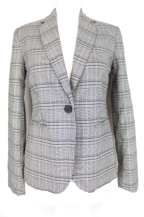 Veste à carreaux Zara taille 34-friperie occasion seconde main
