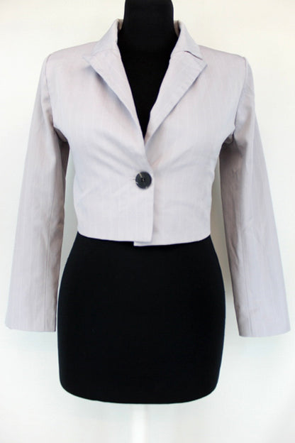 Veste blazer courte dos nu 4Th reckless taille 34 - friperie femmes, vêtements d'occasion, seconde main