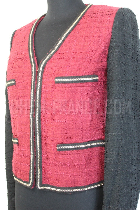 Veste chainettes dorées Mango taille 36