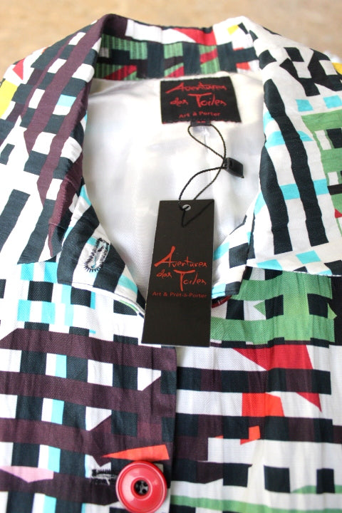 Veste courte colorée NEUVE Aventures des Toiles taille 34