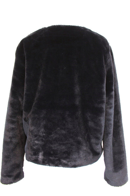 Veste demi-saison fausse fourrure Camaïeu taille 44