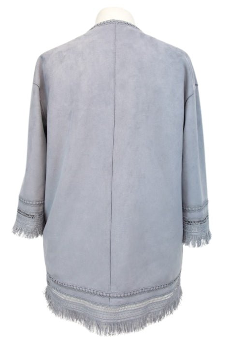 Veste élégante - Broderies et franges - Poches avant - ZARA - Taille XS - Friperie - Seconde main