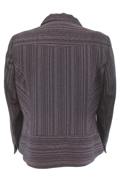 Veste élégante rayée boutonnée Christine Laure taille 44