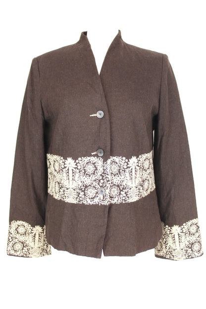 Veste en lin Jacqueline Riu taille 40-friperie occasion seconde main