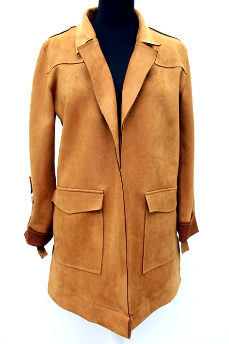 Veste en suédine JENNYFER taille S - seconde main - friperie