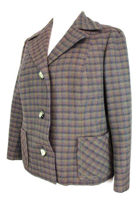 Veste en tweed couture Madeleine Reculé taille 42