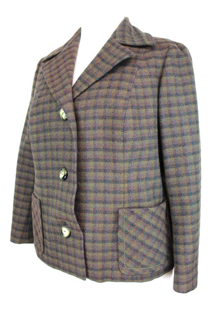 Veste en tweed couture Madeleine Reculé taille 42