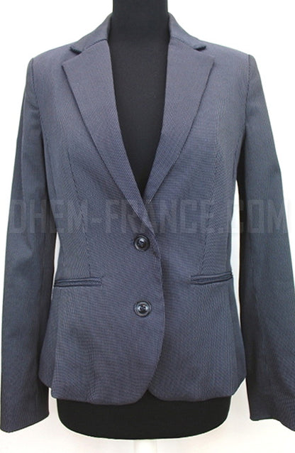 MANGO Veste fines rayures sellier taille 36