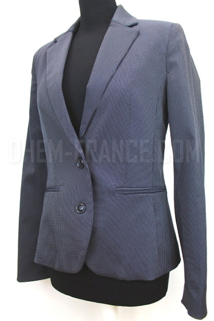 Veste fines rayures sellier Mango taille 36