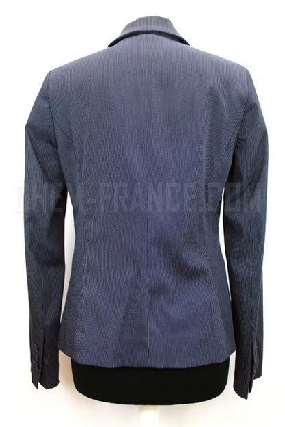 Veste fines rayures sellier Mango taille 36
