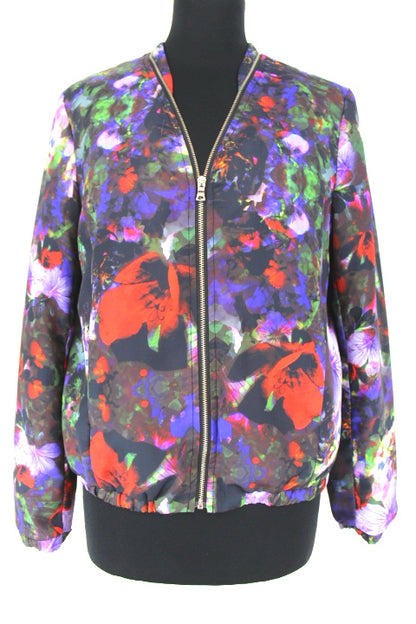 Veste imprimée fleurs H&M taille 34-friperie occasion seconde main