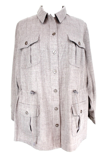 Veste légère avec poches apparentes Collection L Taille 52 - recyclerie - orléans