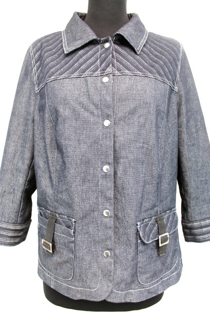 Veste légère avec poches et boutons Lewinger taille 42 - friperie femmes, vêtements d'occasion, seconde main