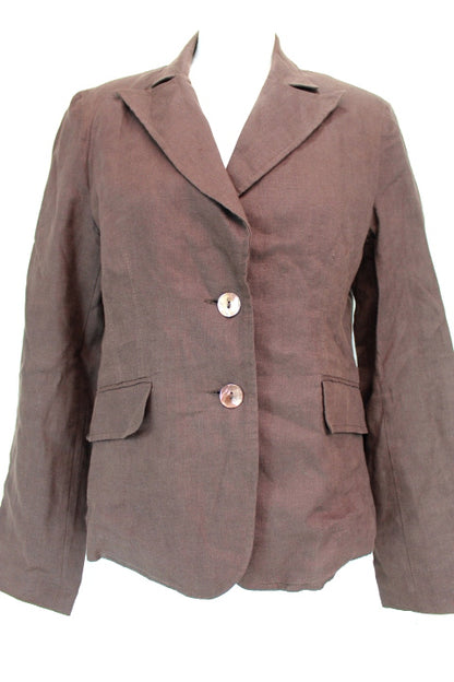 Veste légère en lin Bernardi taille 46-friperie occasion seconde main