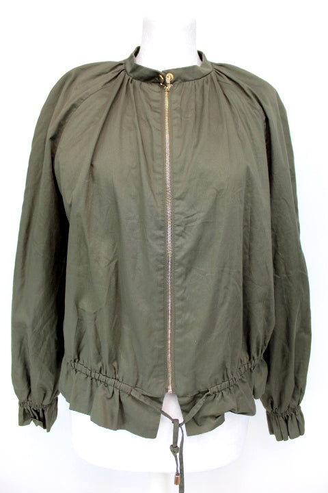 Veste légère froncée H&M taille 40 - friperie femmes, vêtements d'occasion, seconde main