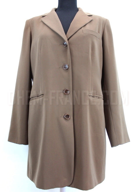 GERARD DAREL Veste longue marron taille 40