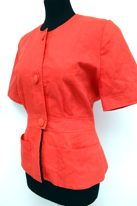 Veste manches courtes 1.2.3 taille 32- friperie -seconde main