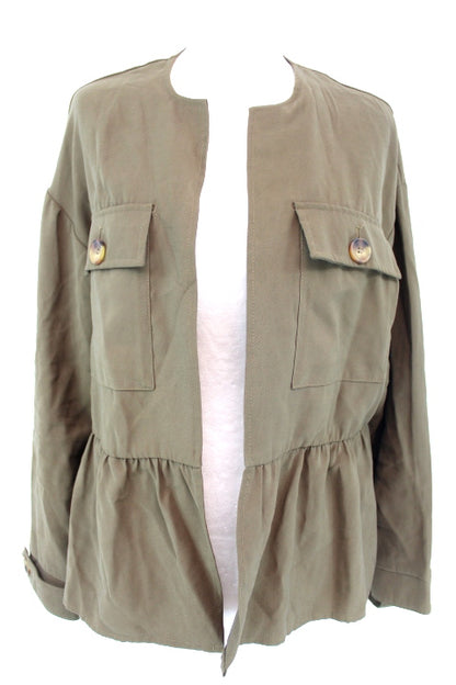Veste ouverte à poches Zara taille 38-40 - friperie femmes, vêtements d'occasion, seconde main
